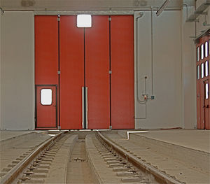 درب تاشو| با حفاظ| صنعتی