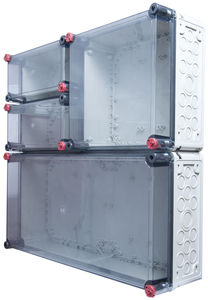 جعبه تقسیم پلاستیکی | برای محیط های خشن | بیرونی | با پوشش شفاف