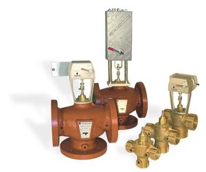 شیر کروی | تنظیم کننده| با عملگر الکتریکی