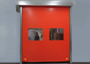 درب رولی ( کرکره ای )  به بالا جمع شونده  | تعمیر خودکار | سرعت بالا | بیرونی ( خارج از محیط )