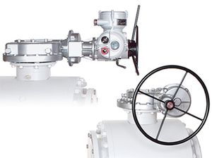 گیربکس مارپیچ | برای راه انداز شیرها | موتوردار | یک چهارم دور