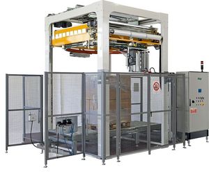 دستگاه بسته بندی کششی پالت | حلقه چرخشی | اتوماتیک | با عملگر بالای ورق 