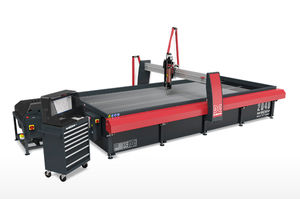 ماشین برش  پرتاب آب سمباده| شیشه| سی ان سی| 