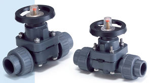 شیر دیافراگمی| برای سیالات خورنده| پلاستیکی| رزوه دار