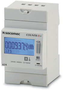 دستگاه سنجش انرژی الکتریکی|ریل دی آی ان|یک مرحله ای