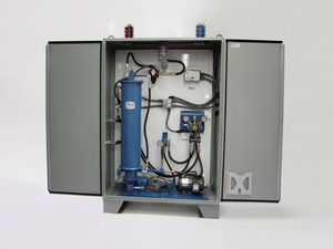 کابین کنترل | دو در |  قابل نصب روی ولو (شیر) | استند لس استیل