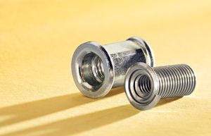 بوش رزوه شده  | فلز | مدور | قالب گیری شده در