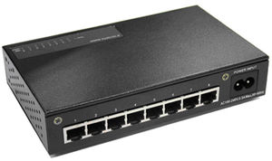 سوئیچ شبکه غیر مدیریتی | 8 پورت | دیواری | کامپکت