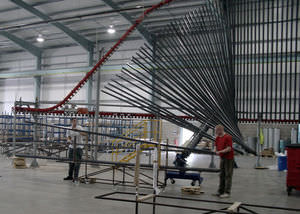 نقاله تک ریلی سقفی | زنجیری | افقی 