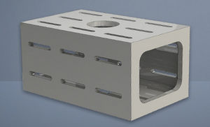 پایۀ نصب بست حلقوی با پیچ و مهره | چدن