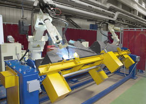 سلول روباتیکی جوشکاری| جوشکار ی میگ- ماگ| برای تولید