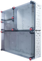 جعبه تقسیم پلاستیکی | برای محیط های خشن | بیرونی | با پوشش شفاف